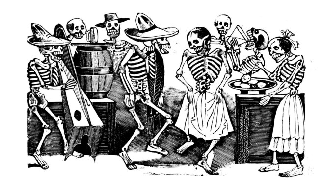 jose posada dancing skeletons