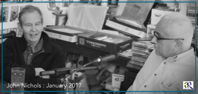 John Nichols (Joe interviews with logo)