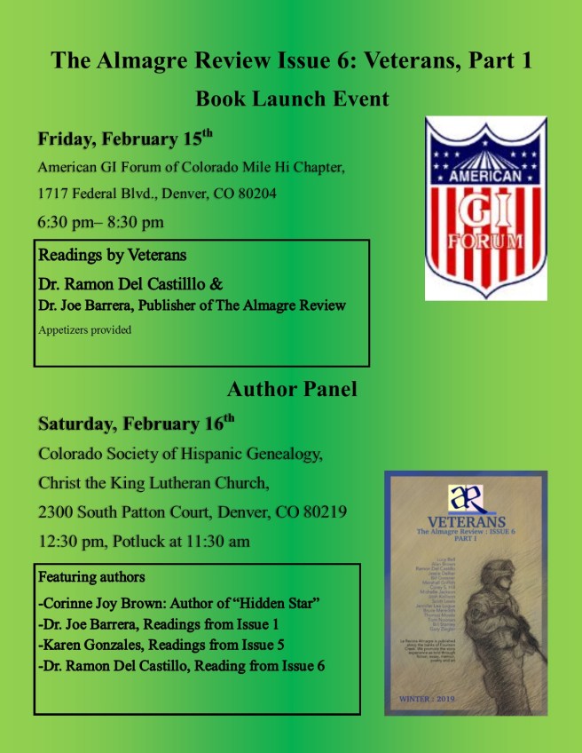 GI Forum vets book event